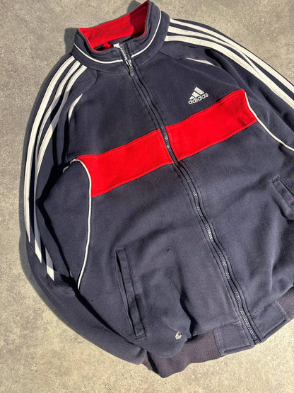 Adidas Felpa Zip Vintage Sweatshirt Uomo (M/L)