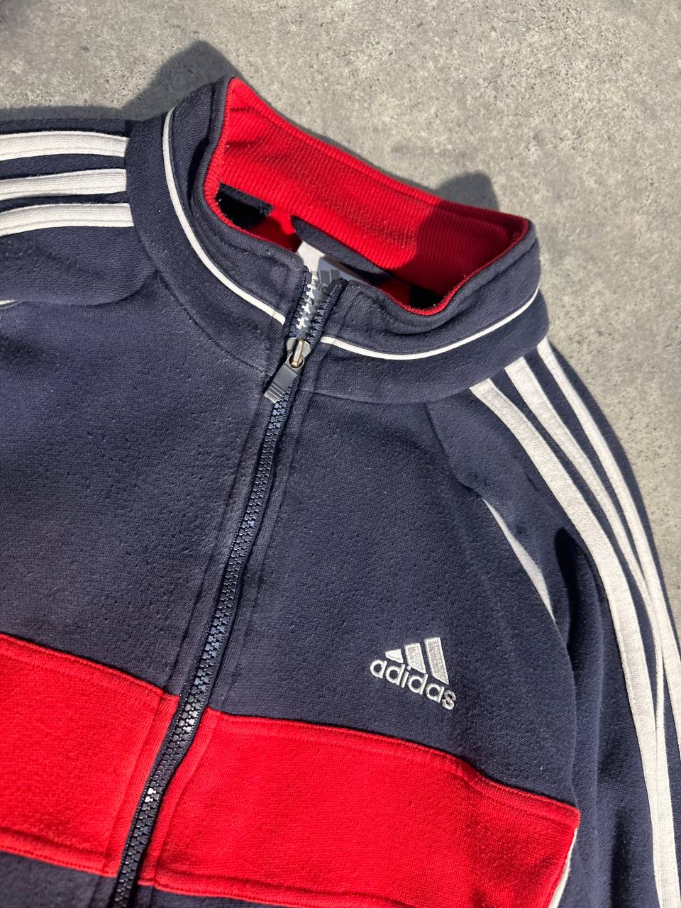 Adidas Felpa Zip Vintage Sweatshirt Uomo (M/L)