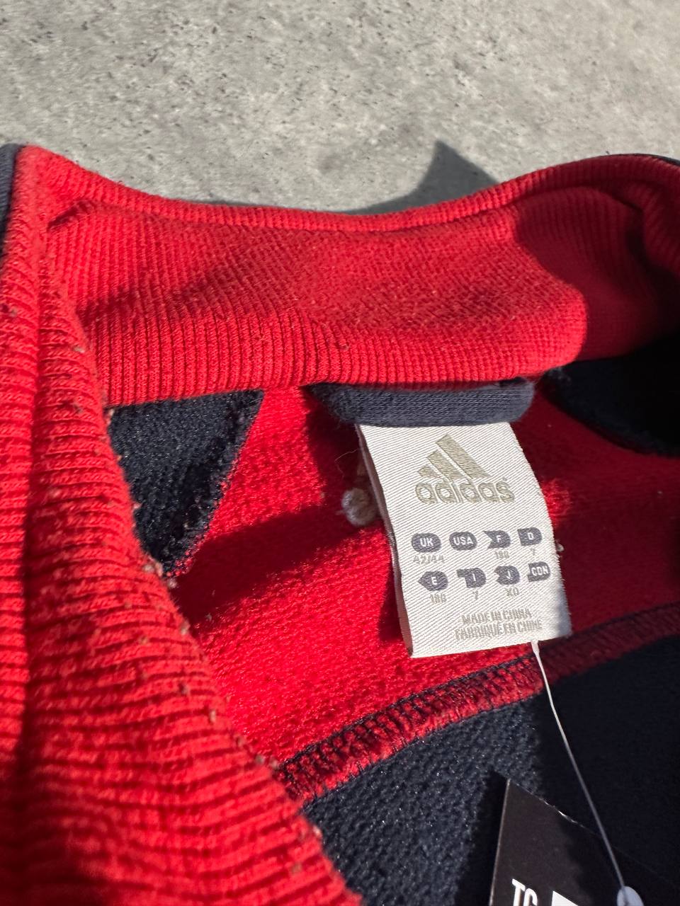 Adidas Felpa Zip Vintage Sweatshirt Uomo (M/L)