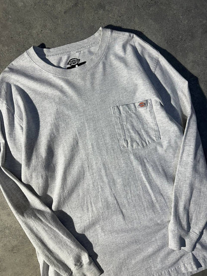 Dickies T-Shirt Maniche Lunghe con Taschino Long Shirt Uomo (L)