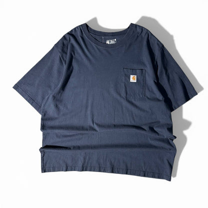 Carhartt T-shirt con Taschino e logo Ricamato USA Uomo (2XL)