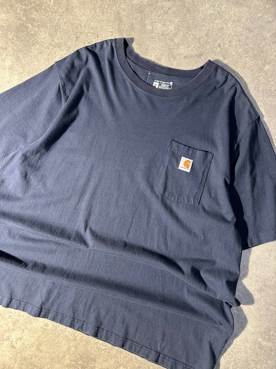 Carhartt T-shirt con Taschino e logo Ricamato USA Uomo (2XL)