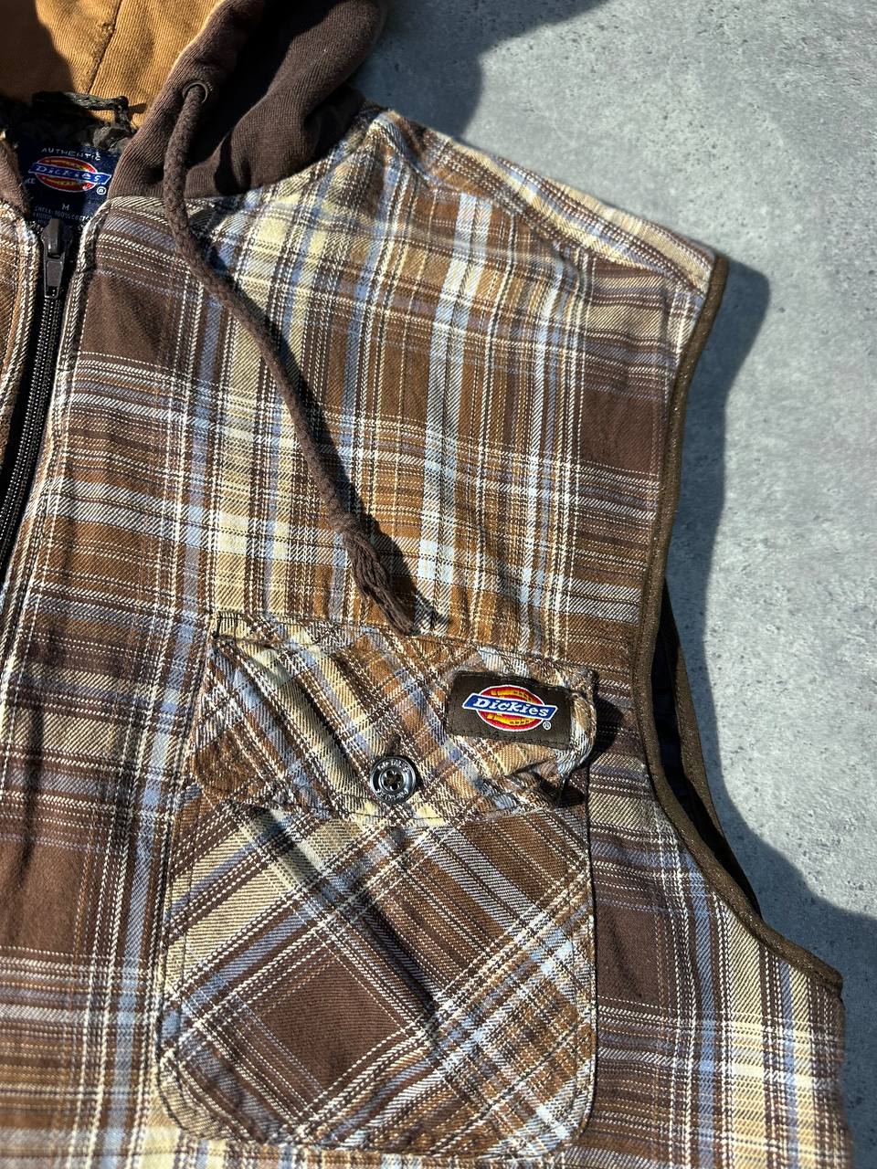 Dickies Smanicato Imbottito con Cappuccio Vintage USA Uomo (M)