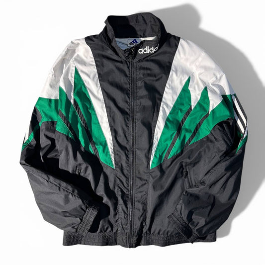 Adidas Track-Top Vintage Logo Ricamato Giacca Tuta Uomo (XL)