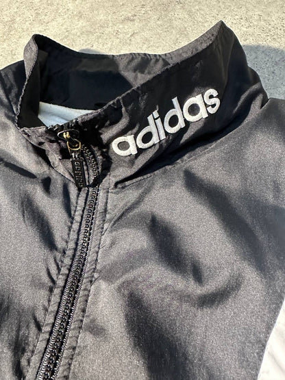 Adidas Track-Top Vintage Logo Ricamato Giacca Tuta Uomo (XL)