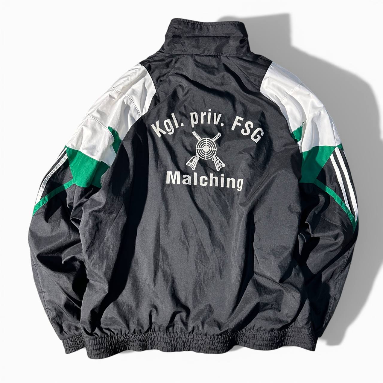 Adidas Track-Top Vintage Logo Ricamato Giacca Tuta Uomo (XL)