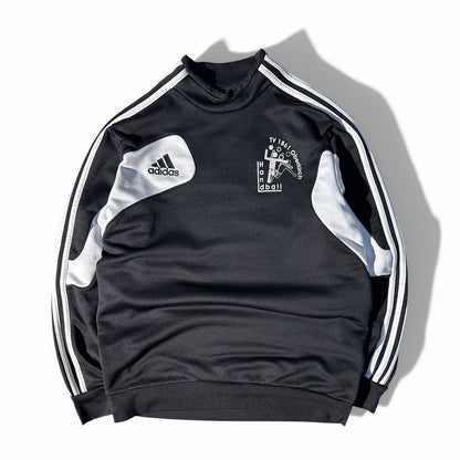 Adidas Felpa Girocollo Vintage Logo Ricamato Sweatshirt Uomo (M)