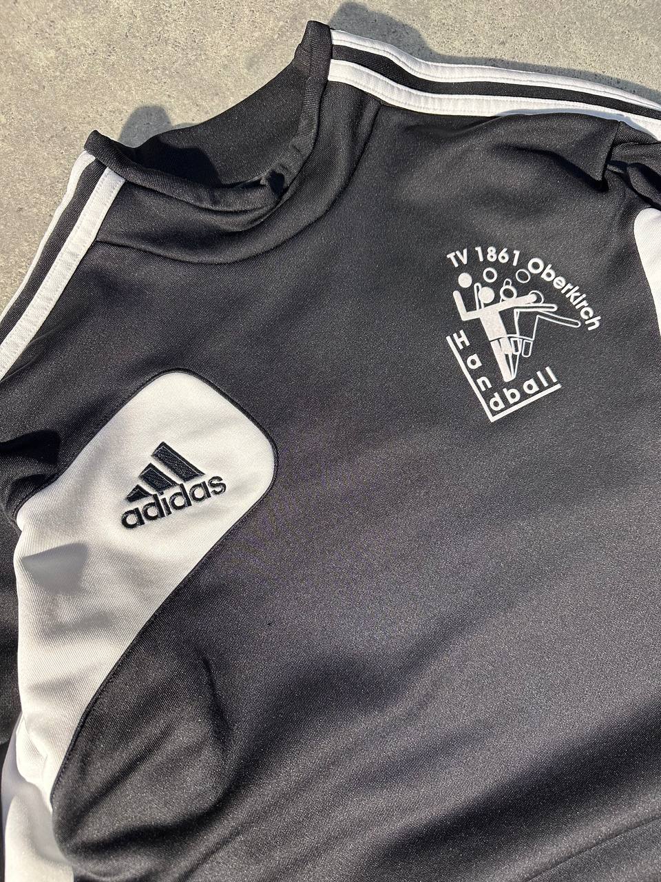 Adidas Felpa Girocollo Vintage Logo Ricamato Sweatshirt Uomo (M)