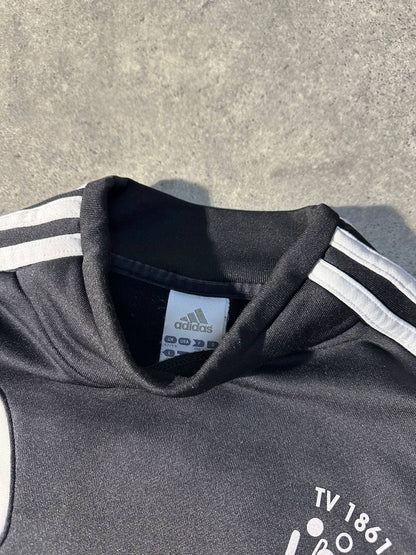 Adidas Felpa Girocollo Vintage Logo Ricamato Sweatshirt Uomo (M)