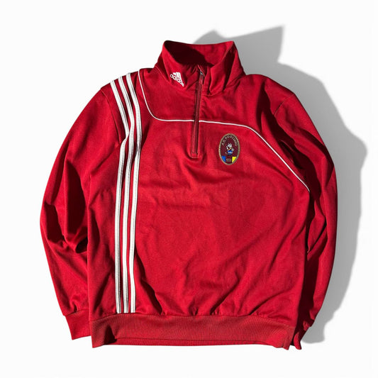 Adidas Felpa Collo e Zip Vintage Sweaters Uomo (M)