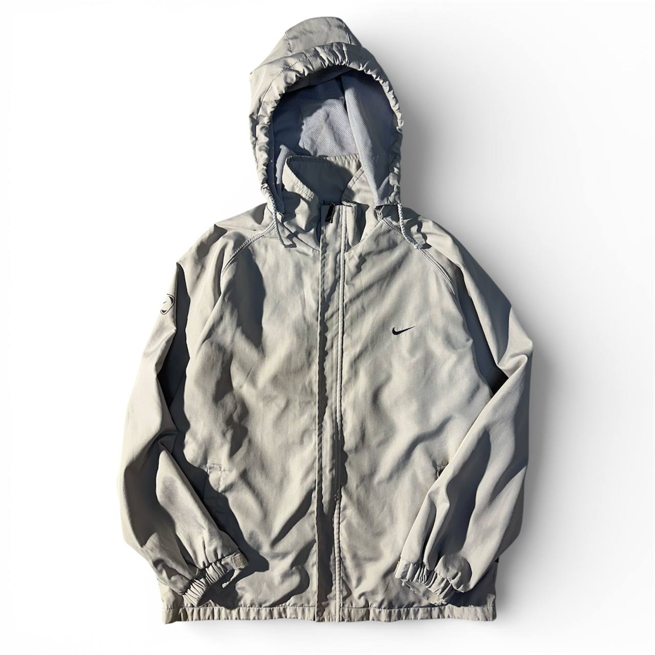 Nike Giacca Leggera con Cappuccio Logo Ricamato USA Uomo (XL/L)