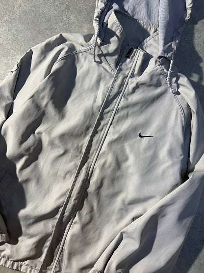 Nike Giacca Leggera con Cappuccio Logo Ricamato USA Uomo (XL/L)