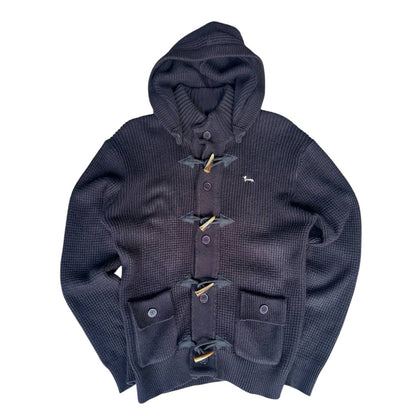 Harmont & Blaine Cardigan con Cappuccio Maglia Larga Lana e Cashmere Uomo (2XL)