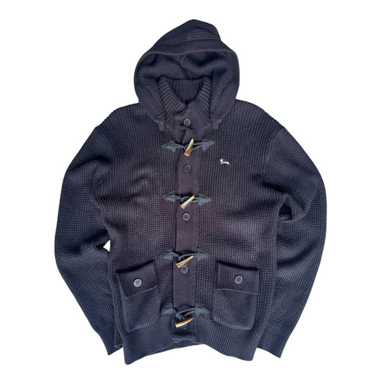 Harmont & Blaine Cardigan con Cappuccio Maglia Larga Lana e Cashmere Uomo (2XL)