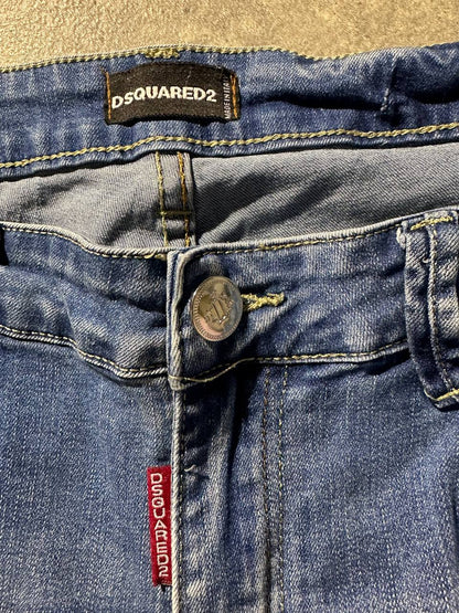 Dsquared2 Jeans Denim Vintage anni 2000 Slim Uomo (46 IT)