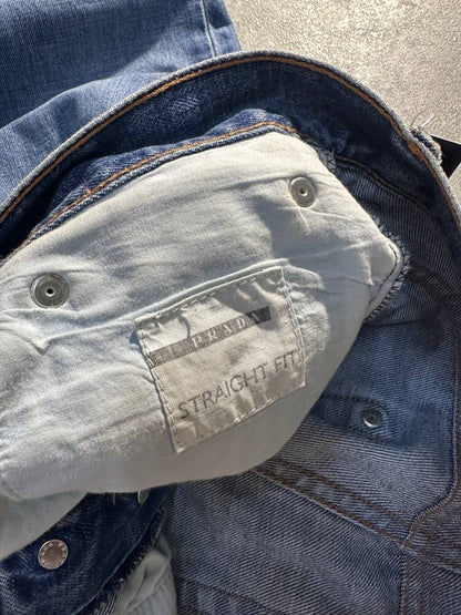 Prada Straight Fit Jeans Denim Anni 2000 Vintage Uomo (46 IT)