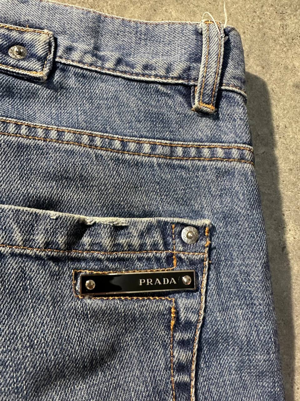 Prada Straight Fit Jeans Denim Anni 2000 Vintage Uomo (46 IT)