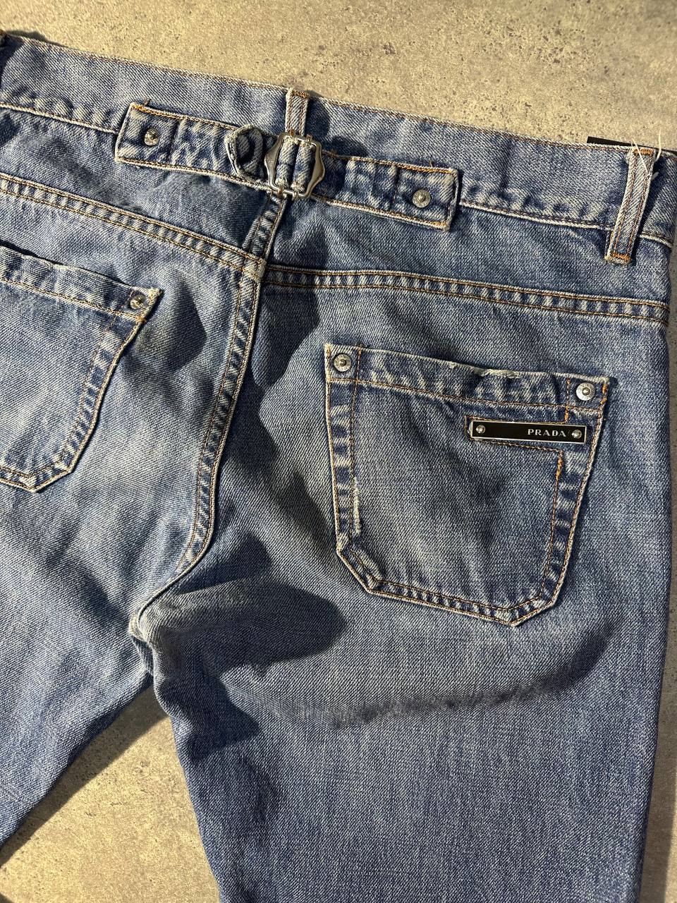 Prada Straight Fit Jeans Denim Anni 2000 Vintage Uomo (46 IT)
