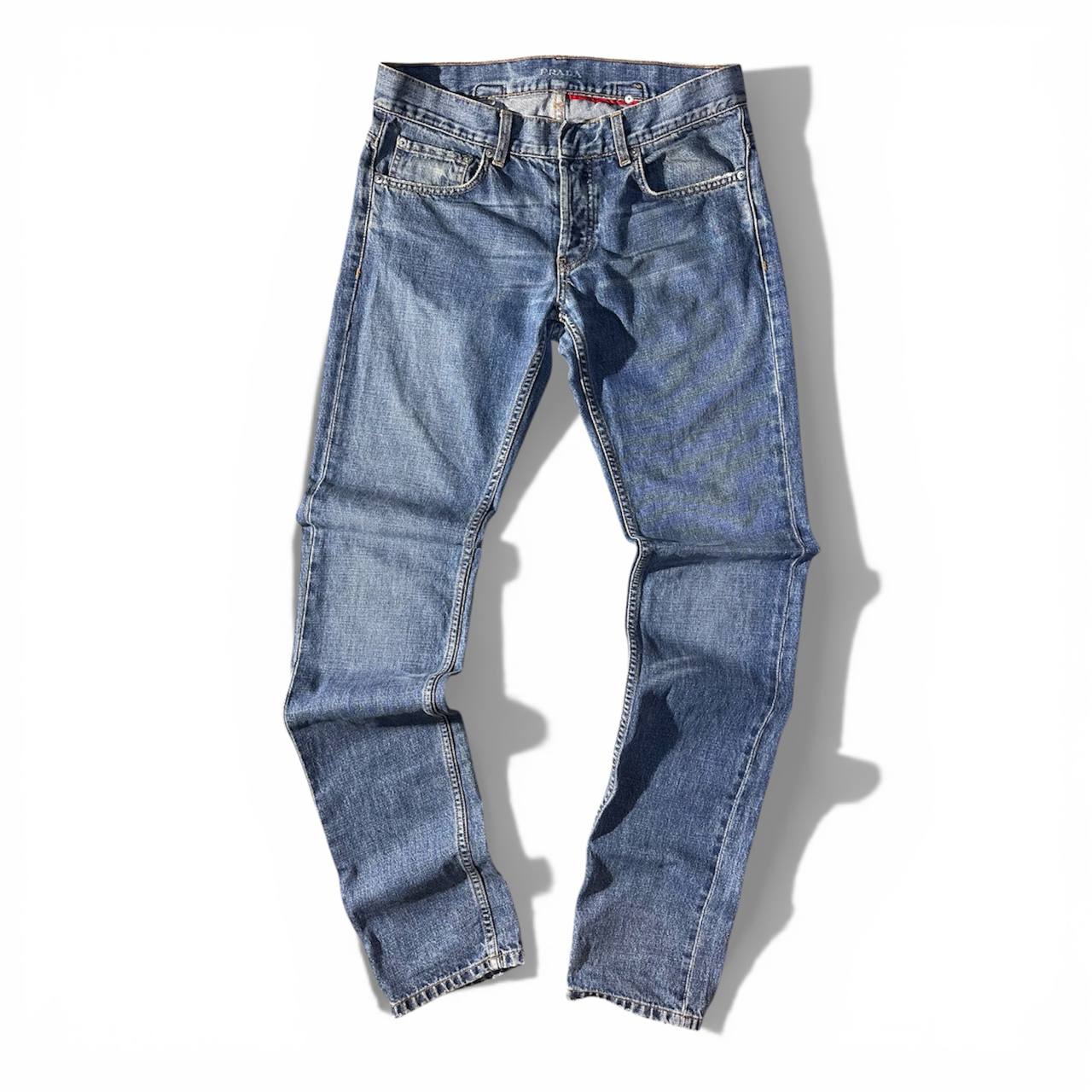 Prada Straight Fit Jeans Denim Anni 2000 Vintage Uomo (46 IT)