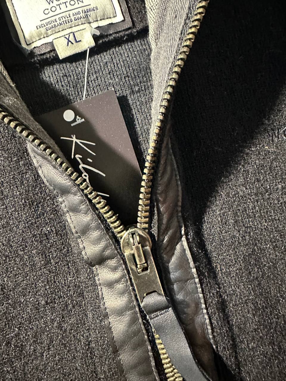 Woolrich Giacca Misto Lana Zip Uomo (XL)