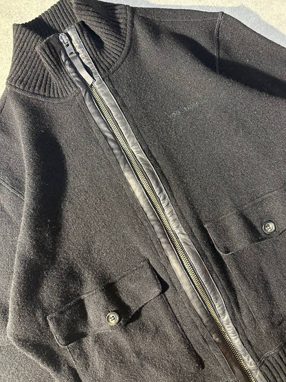 Woolrich Giacca Misto Lana Zip Uomo (XL)