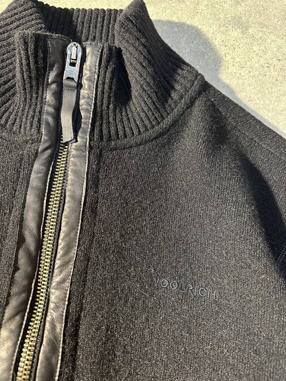 Woolrich Giacca Misto Lana Zip Uomo (XL)