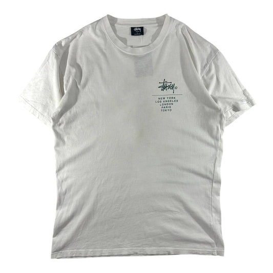 Stussy City Graphic T-Shirt Australian USA Uomo/Donna (S)
