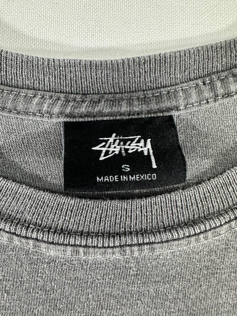 Stussy T-Shirt a Tubo Stampa in Rilievo Mexico USA Uomo/Donna (S)