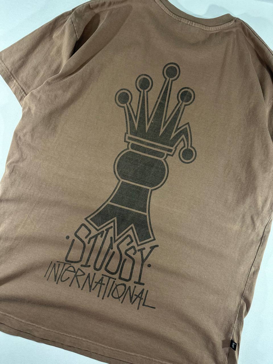 Stussy T-Shirt Crown Big Logo Vintage USA Uomo (L)