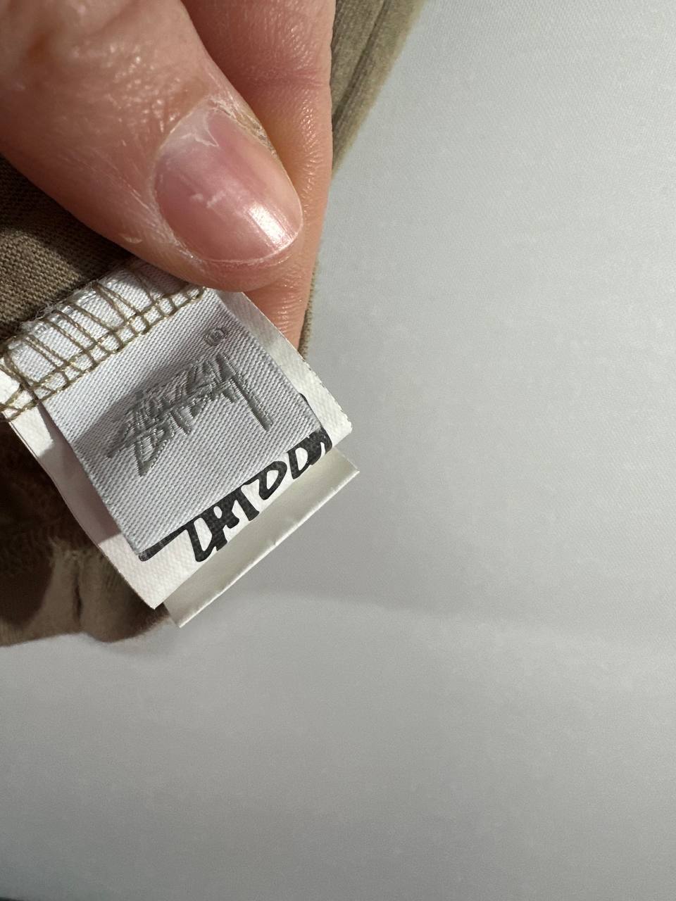 Stüssy Beige T-Shirt With 2006-2017 Label Vintage California USA Uomo (M)