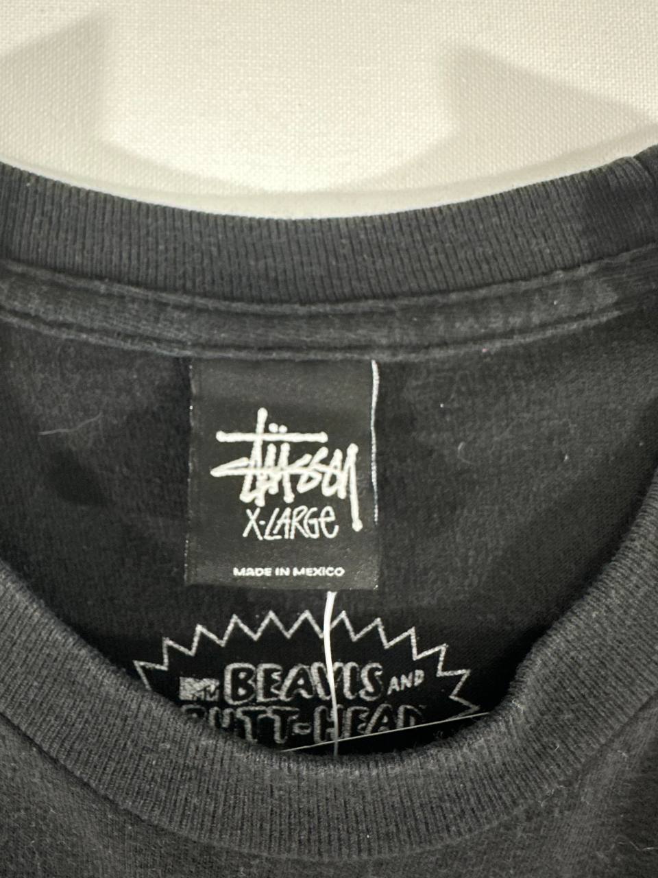 Stussy T-shirt VTG Graphic Beavis And Butt-Head MTV Big Logo USA Uomo (XL)