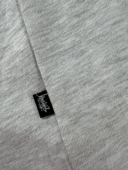 Stussy T-shirt Grey With Fuzzy Dice Graphic Vintage RARE Uomo (XXL)