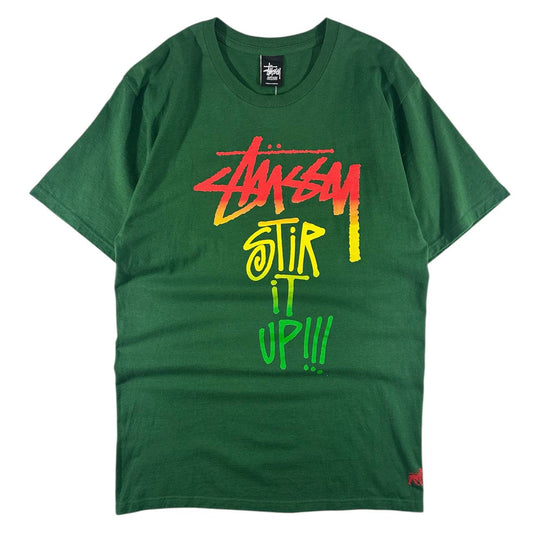 Stussy T-shirt Stir it up Graphic Big Logo USA Uomo/Donna (M)