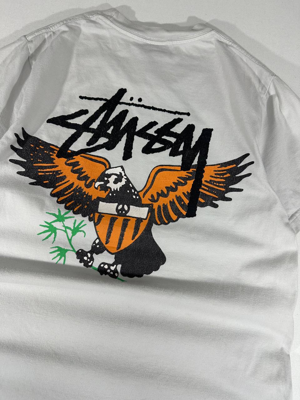 Stussy T-shirt Eagle Graphic USA Vintage anni 2000 Uomo/Donna (S)