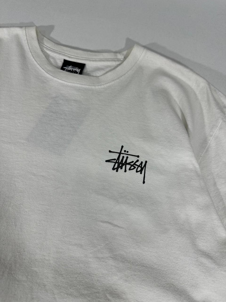Stussy T-shirt Classic Graphic Stampa Grande USA Uomo (L)