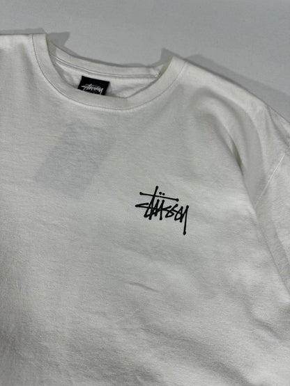 Stussy T-shirt Classic Graphic Stampa Grande USA Uomo (L)
