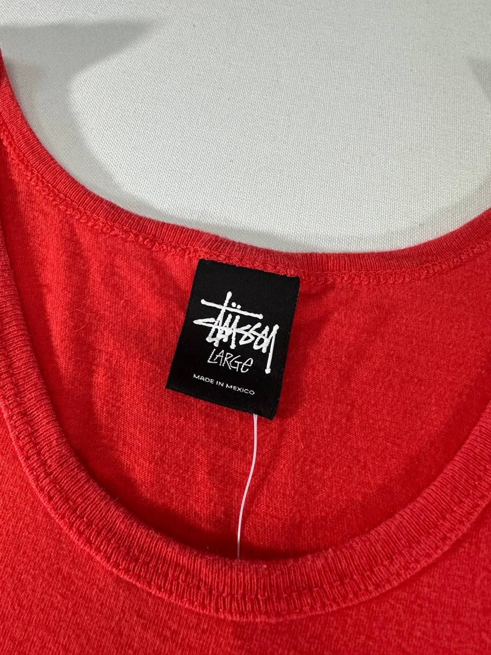 Stussy T-shirt Canotta Stampa Grande Vintage Uomo/Donna (L)