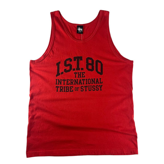 Stussy T-shirt Canotta Stampa Grande Vintage Uomo/Donna (L)