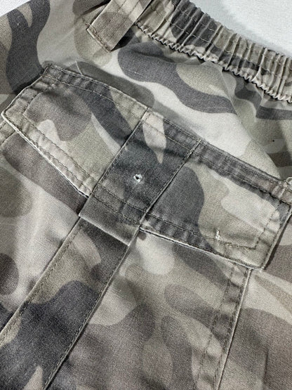 Diesel Cargo Shorts Y2K Camouflage Vintage Logo Ricamato Uomo (M/L)