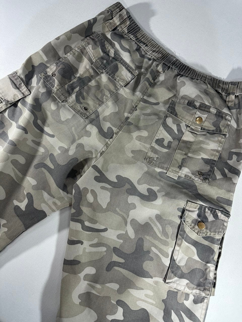 Diesel Cargo Shorts Y2K Camouflage Vintage Logo Ricamato Uomo (M/L)