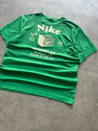Nike T-shirt Big Logo Stampato Vintage USA Uomo/Donna (M)
