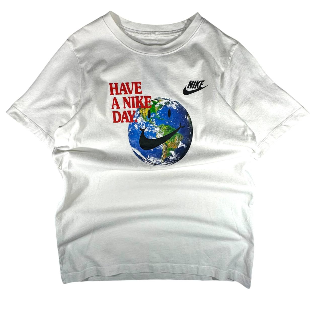 Nike T-shirt Big Logo Have a Nike Day Stampato Vintage USA Uomo/Donna (XL-M)
