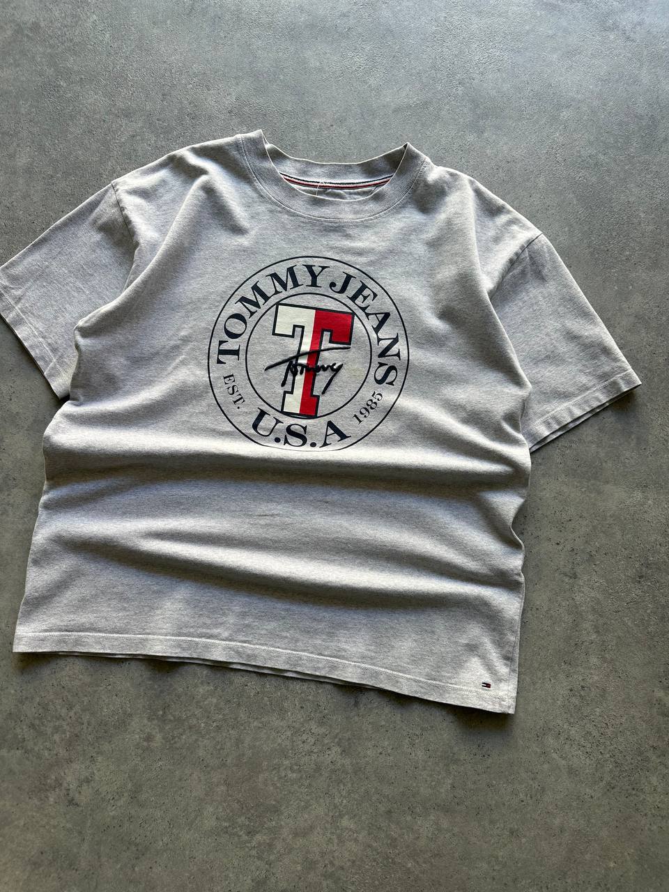 Tommy Hilfiger T-Shirt Box Logo Stampato Uomo (M)