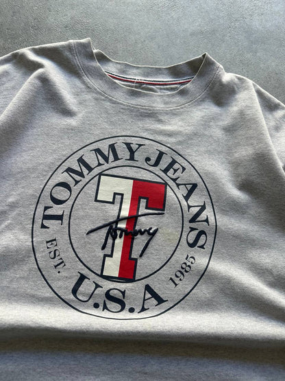 Tommy Hilfiger T-Shirt Box Logo Stampato Uomo (M)