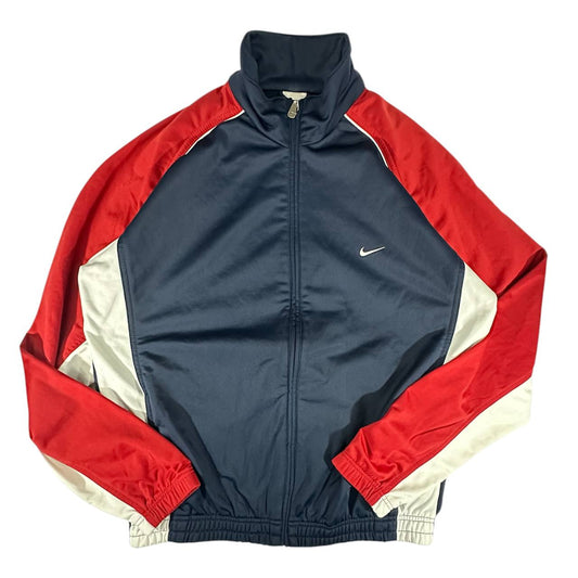 Nike Track Top Vintage Anni 2000 Logo Ricamato Uomo (XL)