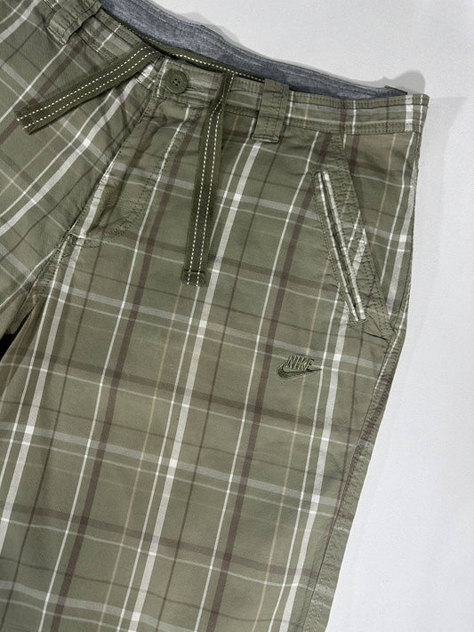 Nike Pantaloncino Sportivo Vintage Y2K Logo Ricamato Uomo (M/34IT)