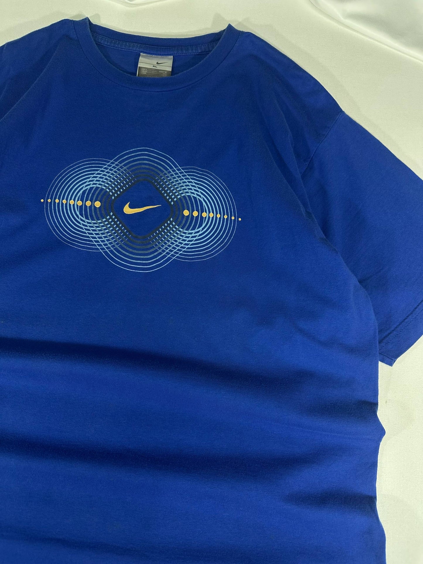 Nike T-Shirt Vintage Y2K Logo Stampato Uomo (XL)