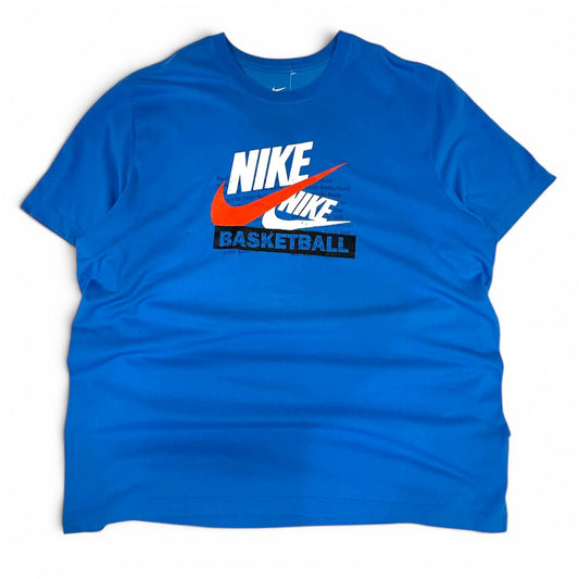 Nike T-Shirt Vintage Y2K Logo Stampato Basketball Uomo (XXL)