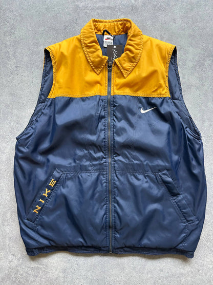 Nike Smanicato Gilet Vintage Big Logo USA Uomo (XL)