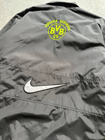 Nike Giubbino Vintage Borussia Dortmund anni '90 Logo Ricamato Uomo (XL)